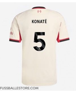 Günstige Liverpool Ibrahima Konate #5 Auswärtstrikot 2025-26 Kurzarm